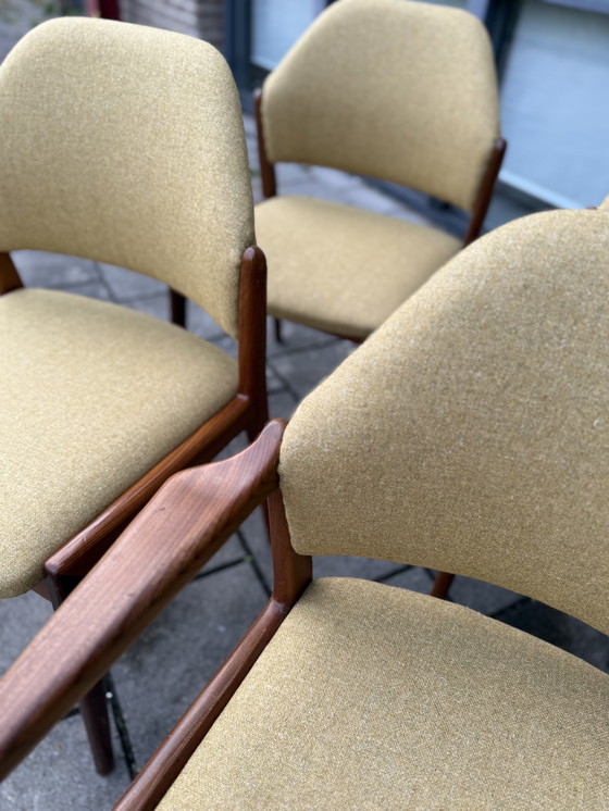 Image 1 of 6x restored dining room chairs, Wilkhahn '60
