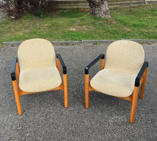 Par de sillones diseñados por Gerd Lange