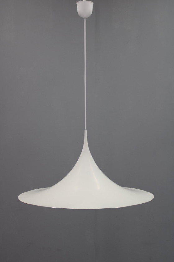 Image 1 of 1970er Bonderup und Thorup Semi Pendelleuchte für Fog und Morup, Dänemark