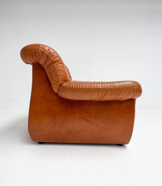 Image 1 of PelleRossi-Sessel aus cognacfarbenem Leder, 1960er Jahre