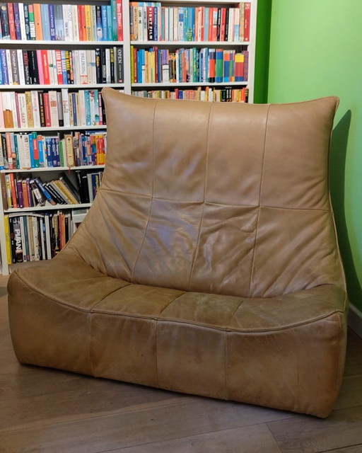 Divano 2 posti Loveseat The Rock Gerard vd Berg per Montis – 2 zitsbanken, Leather (photo 2 of 6)
