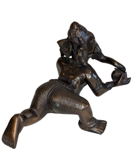 Ganesha rampant en bronze antique – Inde – Sculptures (photo 3 of 11)
