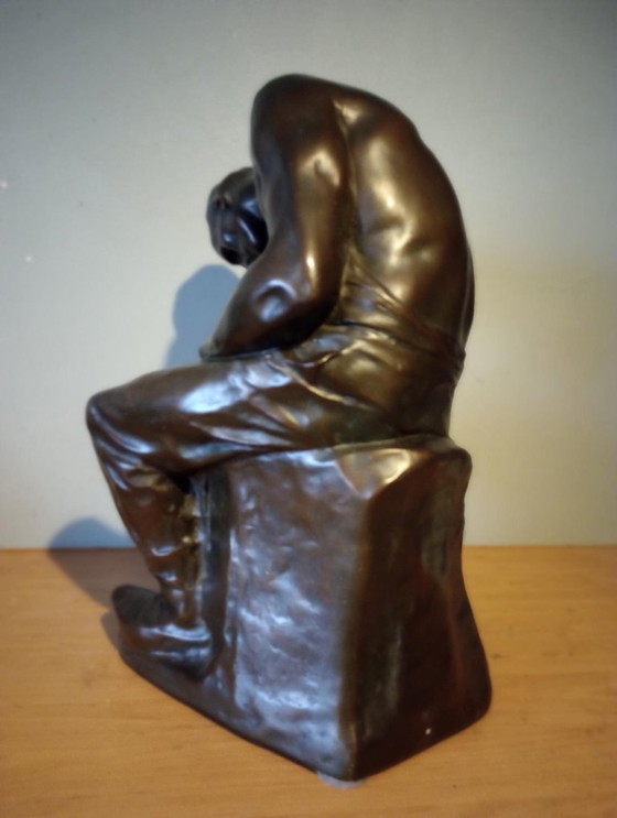 Image 1 of Jules Pierre van Biesbroeck "Ouvrier exténué"