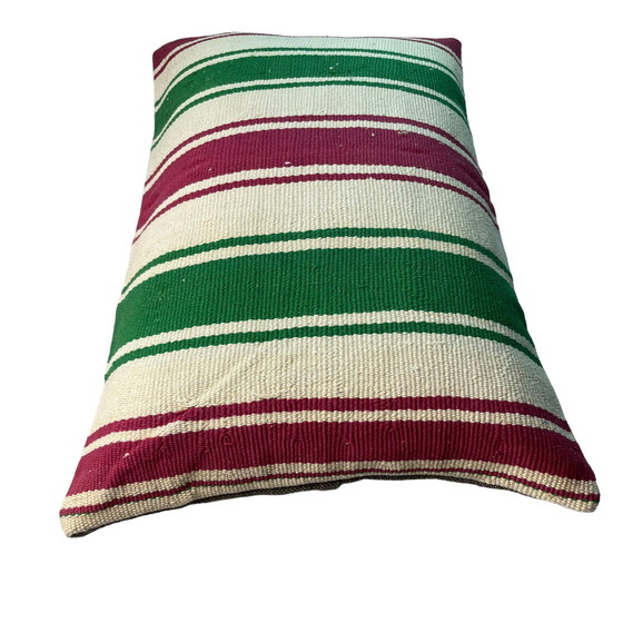 Image 1 of Vintage Turkish Kilim Cushion Cover, 40 x 60 cm