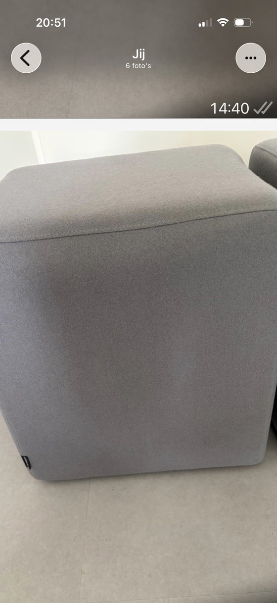 Image 1 of Lensvelt Quadratum poef (2)