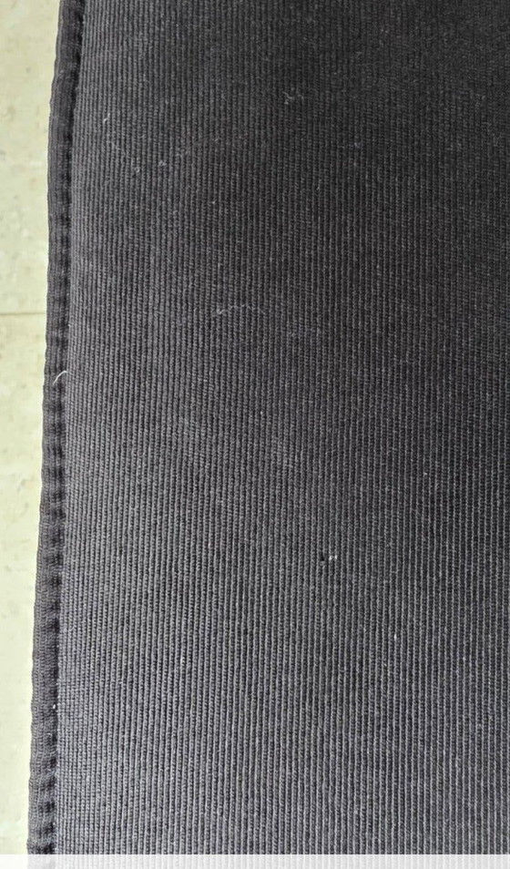 Set di 6 sedie con struttura tubolare ed elegante rivestimento nero. – Sedie da pranzo, Metal, Textile (photo 5 of 5)
