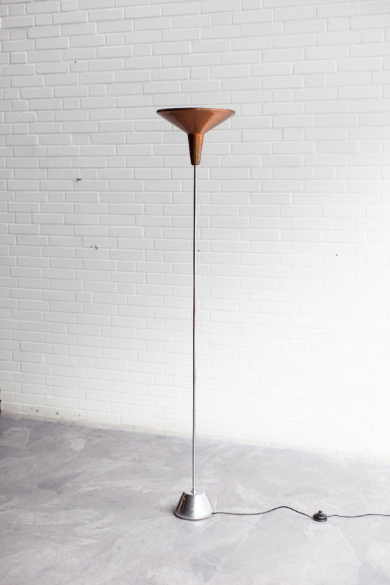 Image 1 of Lámpara de pie de cobre, Italia, década de 1960