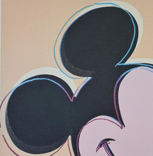 D'après Andy Warhol, Mickey Mouse, années 1980, lithographie