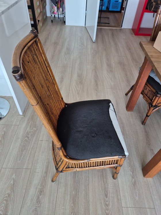 Image 1 of Vintage Bamboe Dining Chairs