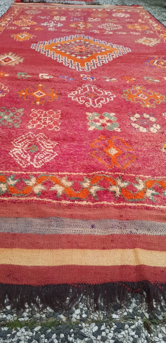 Image 1 of Handgeknoopt Berber kleed wol 416x185cm