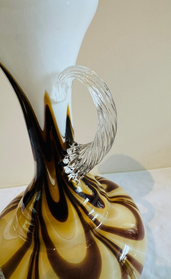 Image 1 of Satz italienischer Vasen und Krug - Opalina Fiorentina (Empoli, 1960-70er Jahre)