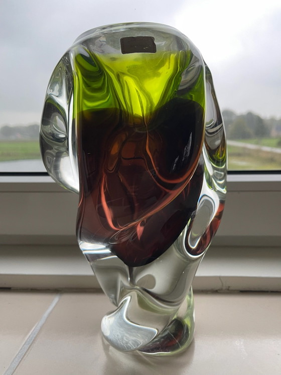 Joska Kristall Vase Originalaufkleber – Vasen, Glas (photo 2 of 8)