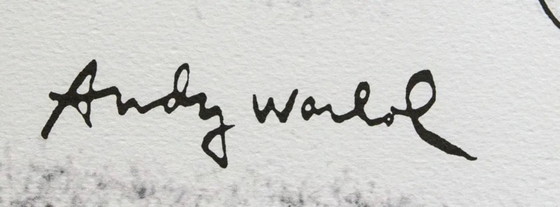 Image 1 of Litografía "Calavera" del Museo de Arte Carnegie de 1986, inspirada en Andy Warhol