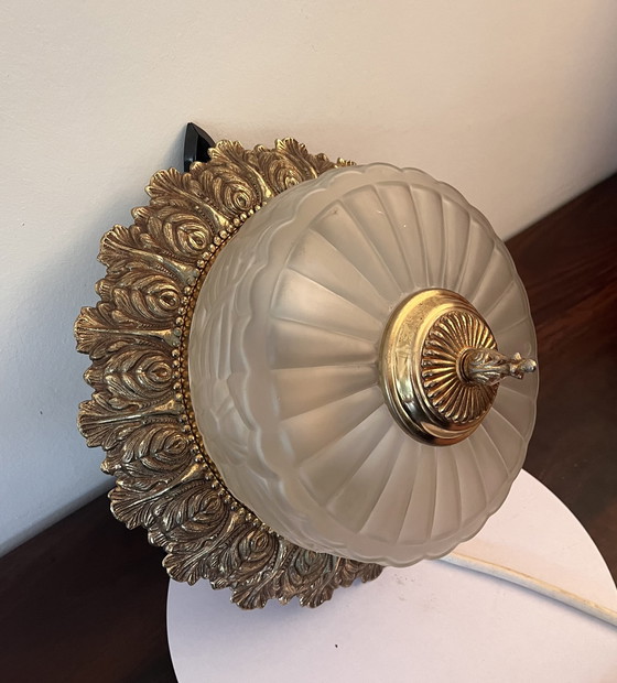 Image 1 of Art-Deco-Deckenlampe Vermutlich 1950er Jahre