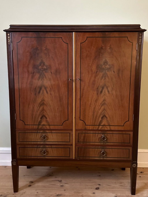 Mobiletto portaoggetti Art Déco danese d'epoca, anni '40 - Mobiletto in legno scandinavo