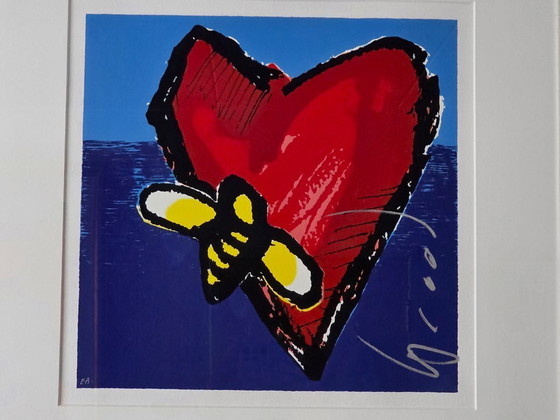 Image 1 of Herman Brood - Valentijn - E.A. - Hand-signed