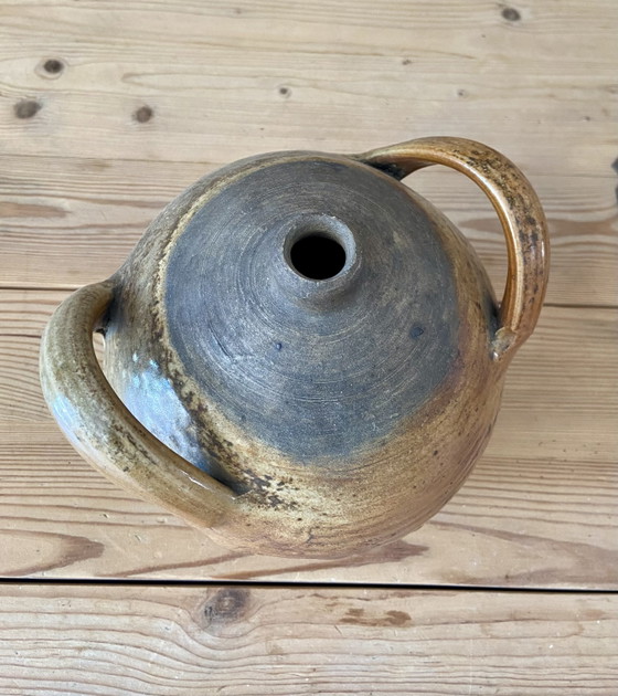 Antique French Stoneware Jar With Handles – 19th / Early 20th Century – Decorative Objects, Other (photo 7 of 7)