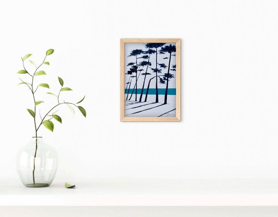 Ink and acrylic on framed A4 paper. – Paintings & Drawings (photo 7 of 7)
