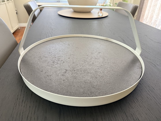 Design on stock waiter / tray handle is 45 cm – Bowls, Metal (photo 5 of 5)