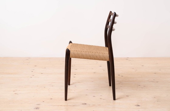 Image 1 of Set di 4 sedie da pranzo di Niels Otto Møller, Danimarca, anni '60, modello 78