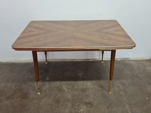 Mid Century Folding Out & Lifting Coffee / Dining Table, Germany 1960s