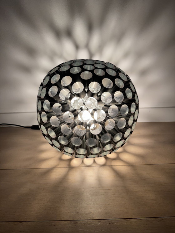 Vintage Space Age Aluminium Table Lamp or Pendant Light (photo 2 of 7)