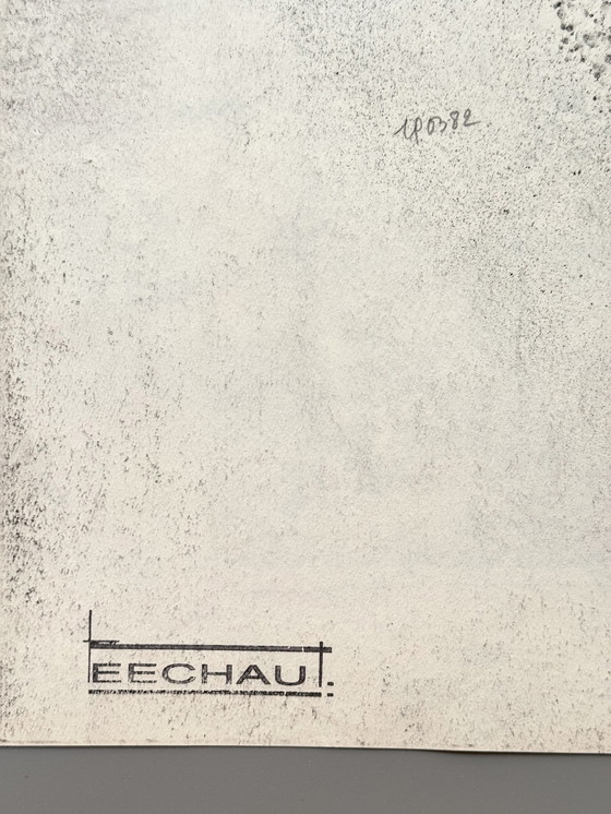 Image 1 of Eugène Eechaut (1928-2019) - Ink Composition 1982