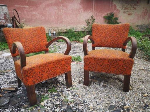 Set Vintage Stühle und Loungesessel von Thonet, 1930er Jahre