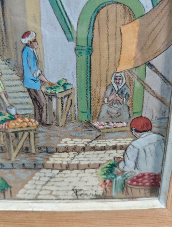 Image 1 of Orientalistisch schilderij, ca. 1930