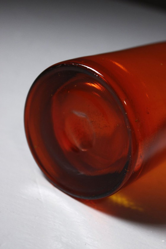 Blown Glass Vase Design Tom Connally Greenwich Flint Craft 1970s (photo 7 of 7)