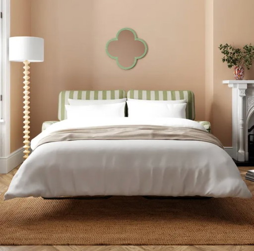 Striped Sofa Bed – Olive Green