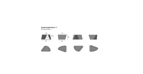 Image 1 of more VARAN side table - natural oak, oiled and waxed