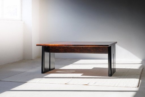 Directiebureau van wortelhout uit de jaren 80