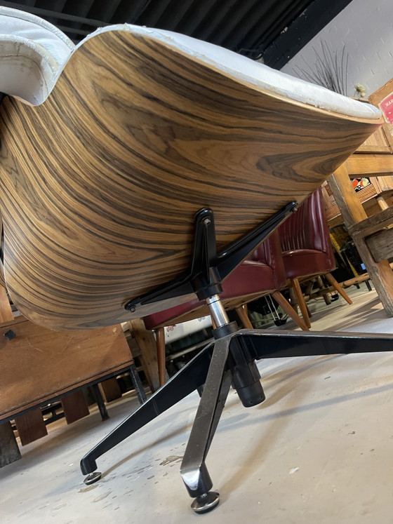 Eames Lounge Chair Vitra/Herman Miller Replica – Stoelen / fauteuils, Leather, Metal (photo 8 of 12)
