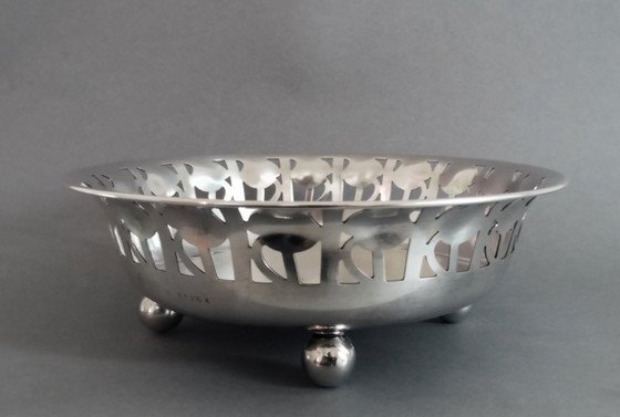 Image 1 of Josef Hoffmann art-deco/wiener werkstatte 'Rosenschale' - Alessi 1905/1983