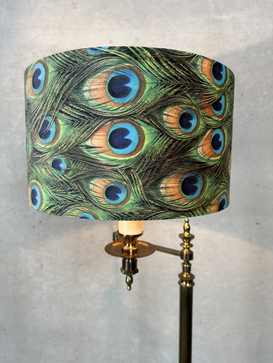 Image 1 of Lampada da terra vintage in ottone