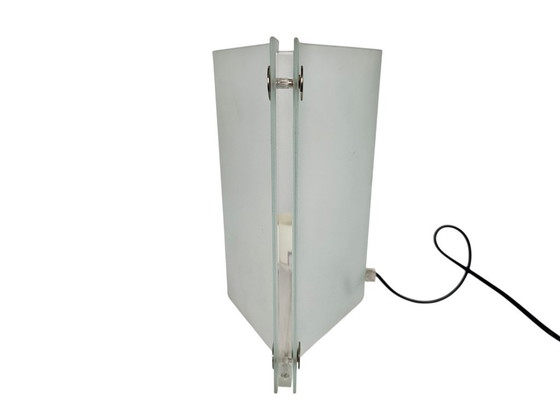 Image 1 of Lumi Moda Italia - table lamp - frosted glass - postmodern - 80s
