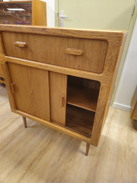 Image 1 of Vintage Silkeborg Armadio Cassettiera Porte scorrevoli Armadio