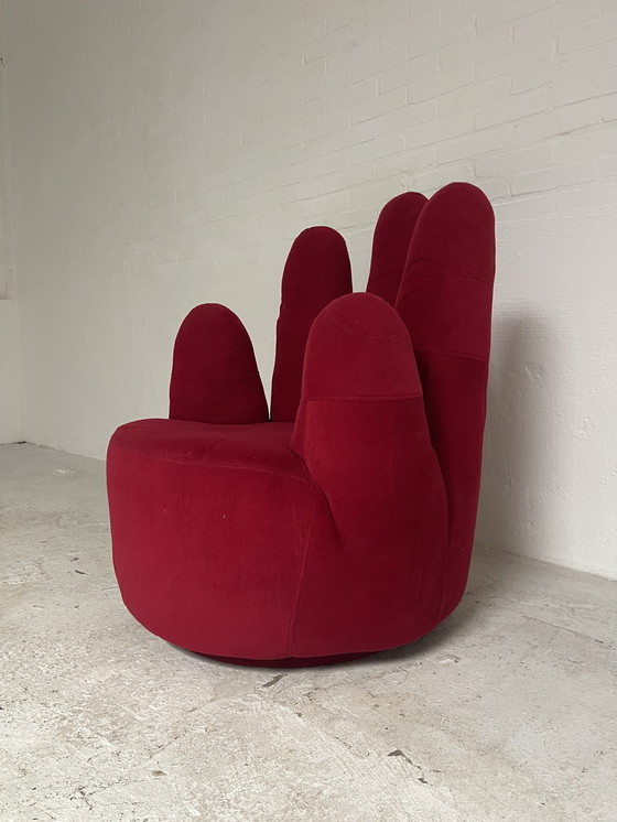 Image 1 of Vinger fauteuil vintage draaistoel 