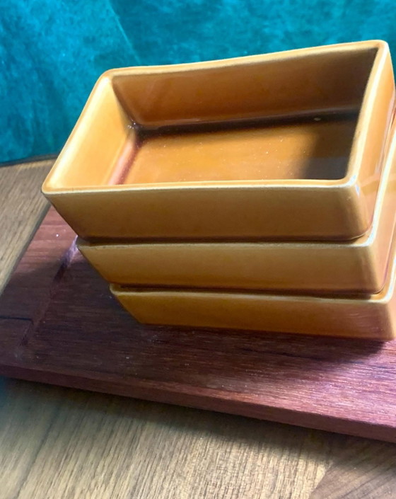 Plateau de Services Teck et Céramique Années 60/70 – Accessoires de table, Wood, Ceramic (photo 12 of 12)