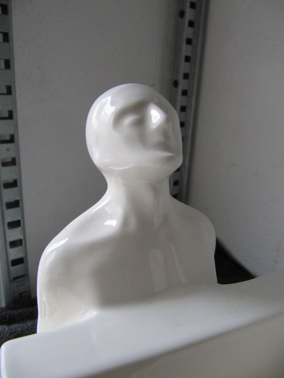 Image 1 of 2X Art Deco Bookends By Godefridus Boonekamp Pottery Schoonhoven Years 30s,