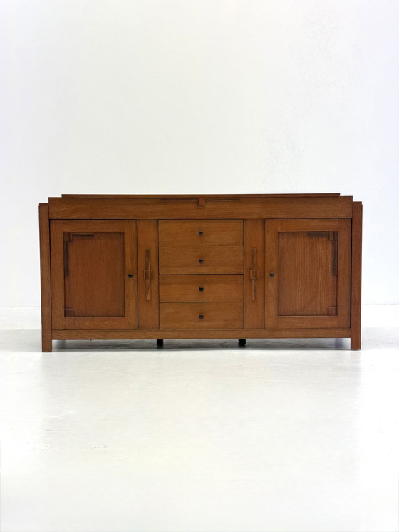 Image 1 of Kersenhouten Art Deco dressoir 