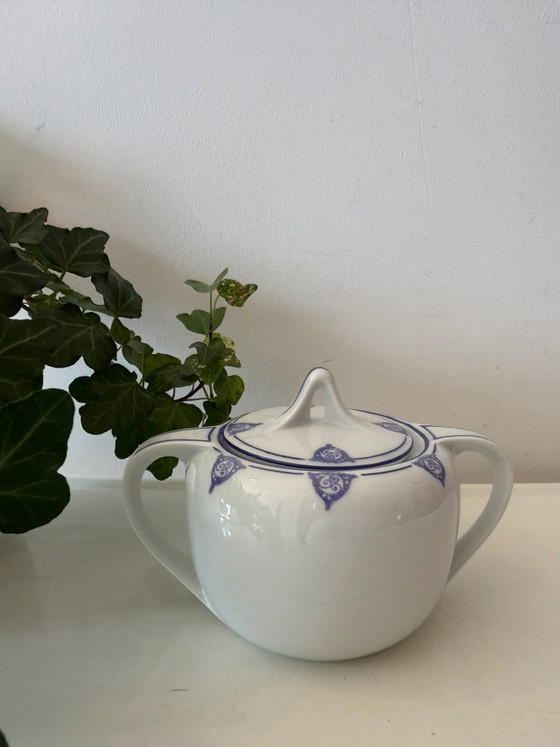 Zuccheriera in Porcellana Blu e Bianca – Stoviglie, Porcelain, Klassiek (photo 6 of 6)
