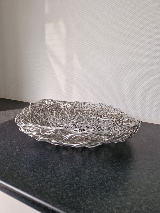 Image 1 of Vintage Alessi Nuvem XL wire schaal Fratelli Campana design