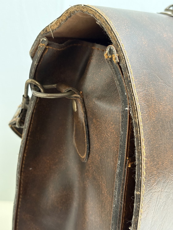 Image 1 of Borsa da lavoro in pelle vintage in ottime condizioni