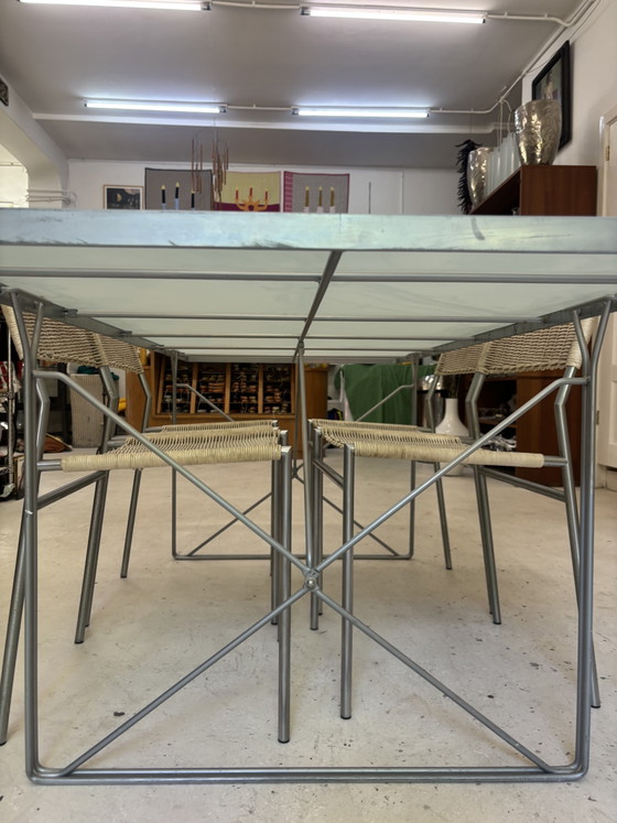 Image 1 of Niels Gammelgaard dining table for IKEA / Mart Visser chairs