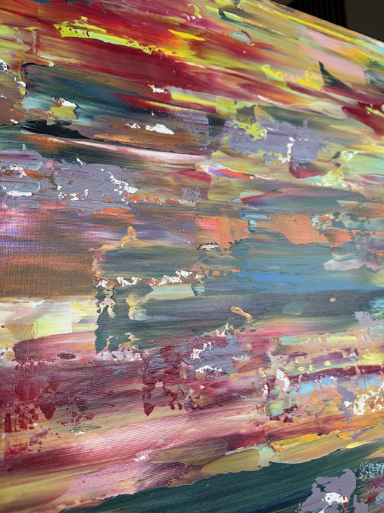 Image 1 of Artwork 90x70 incl. black floating frame