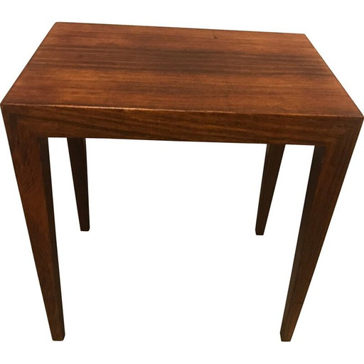 Vintage palissanderhouten salontafel van Severin Hansen voor Haslev Møbelsnedkeri, 1960