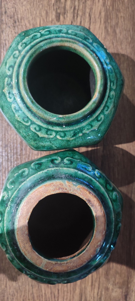 Image 1 of Antique Chinese ginger jars