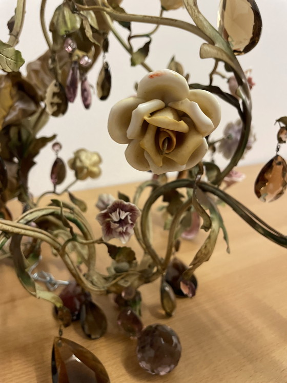 Image 1 of Lámpara de araña francesa estilo Toleware